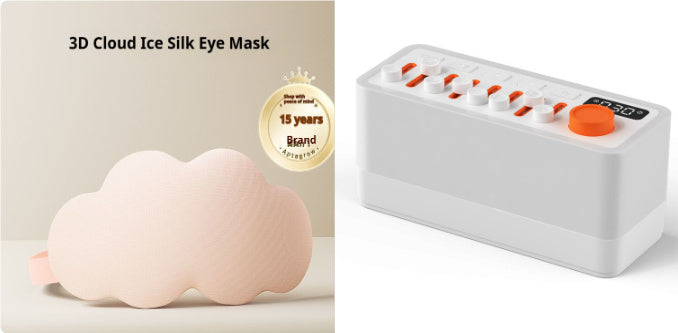 White Noise Sleep Sound Machine – Bluetooth Speaker with 7-Color RGB Night Light & Relaxing Sleep Aid Sounds