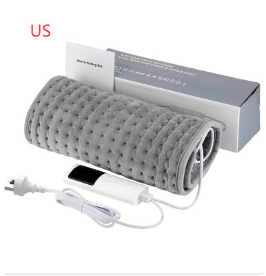 Adjustable Heated Back Support Belt – Electric Lumbar Brace with Temperature Control for Pain Relief & Warm Therapy