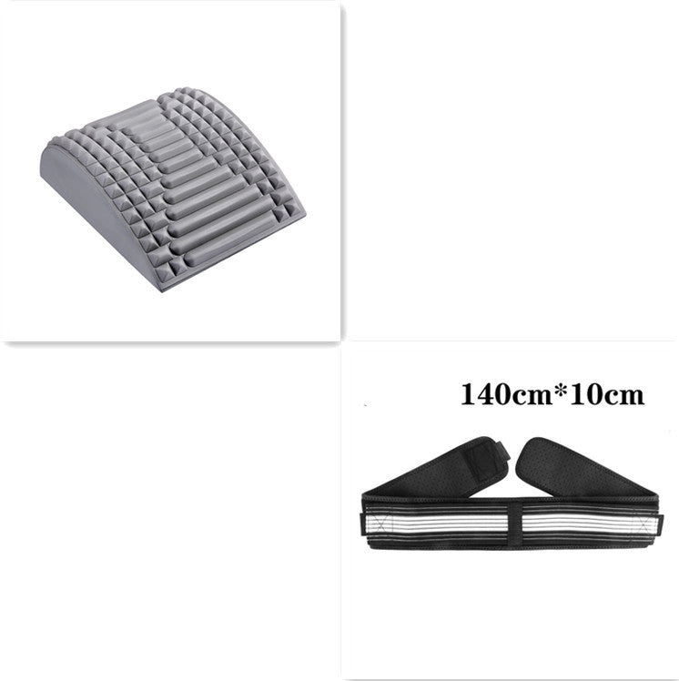 Back Stretcher Pillow with Lumbar & Neck Support – Orthopedic Massager for Sciatica, Herniated Disc & Posture Relief