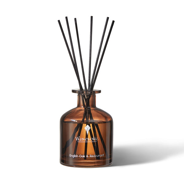 Aromatherapy Reed Diffuser – Glass Fragrance Bottle with Natural Sticks for Home & Office Air Freshening
