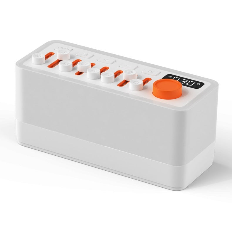 White Noise Sleep Sound Machine – Bluetooth Speaker with 7-Color RGB Night Light & Relaxing Sleep Aid Sounds