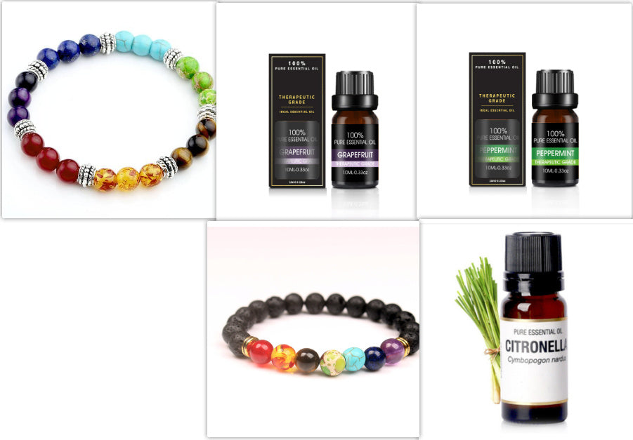 Organic Essential Oils Gift Set – 100% Pure Therapeutic Grade Aromatherapy Oils for Diffusers, Massage & Relaxation (6-Pack / 10ml Each)